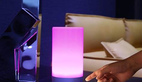 3D Illusion Lampe 7 Couleurs Led Tactile Lampe de Table