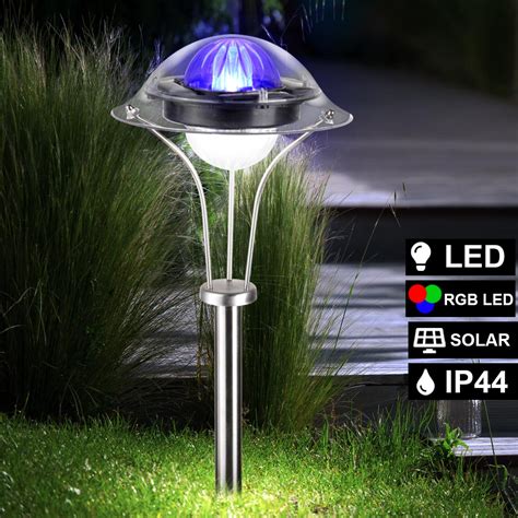Nouveau Solaire 3 LED lampe de jardin changeante de couleur changeante