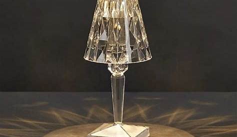 Lampe tactile, led intégrée Kinoko INSPIRE, verre blanc, 4