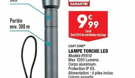 Lampe torche led Aldi — France Archive des offres