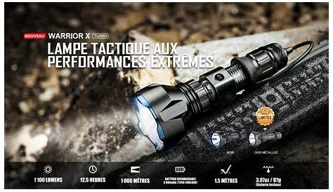 Lampe Torche Puissante Militaire AUOPRO 800LM 4 Pack LED