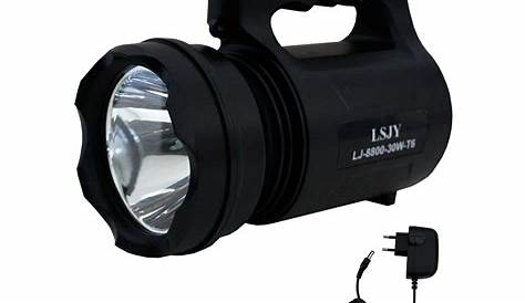 Lampe torche LED 1 w Rechargeable Noir prix