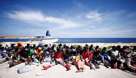 Lampedusa Italy Refugees Thousands Asylumseekers, Homeless In New