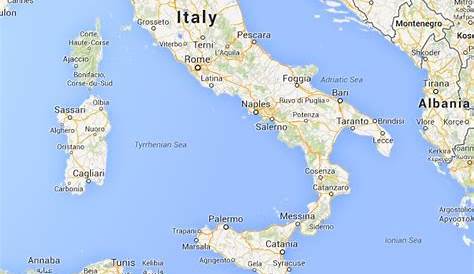 Lampedusa Mappa Italia Italy Map