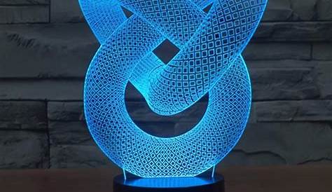 Shark 3d Optical Led Illusion Lamp Lampeez