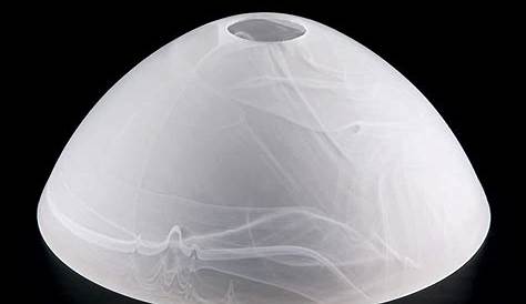 Lampenschirm Glas Ersatz Aus Für E27, Durchmesser 40 Cm, ROUND