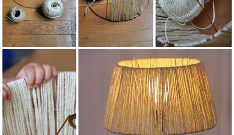 Papier Lampenschirm basteln DIY Lampen für mehr