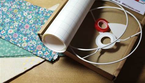 Lampenschirme Selber Machen Stoff A Fabric Scrap Lampshade {It's 30 Thursday!} House By Hoff