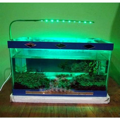 (COD) aquarium mini ikan cupang lampu LED klasik Shopee