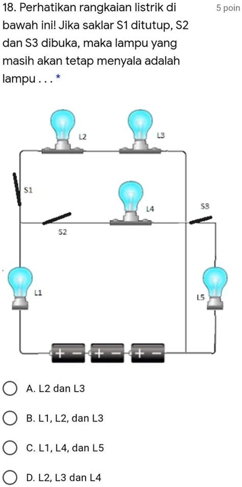 Cara Membuat Lampu Yang Akan Padam Jika Saklar S2 Dibuka