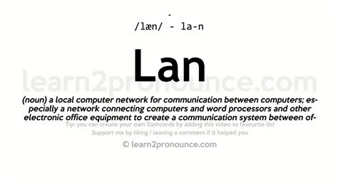 lan name meaning and pronunciation