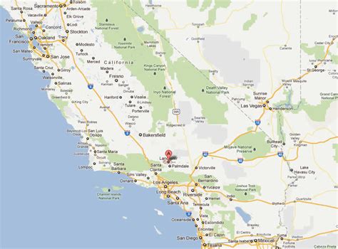 lancaster california map