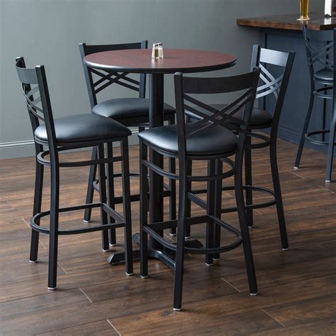 lancaster table and seating bar stools