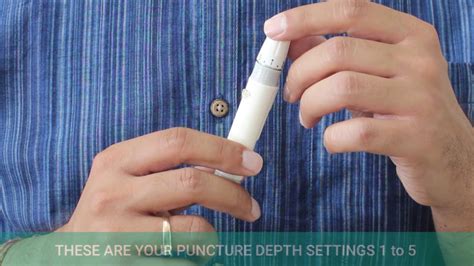 How to use the lancing device YouTube