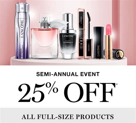 lancome canada 25% off