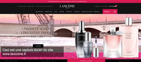 lancome cosmetics website customer service