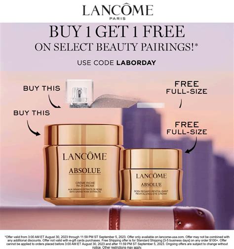 Lancome Usa Promo Code