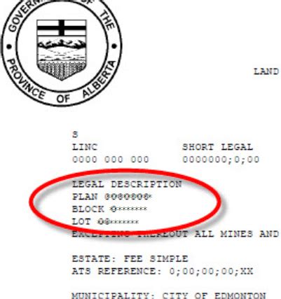 Land Identification Number Code Alberta