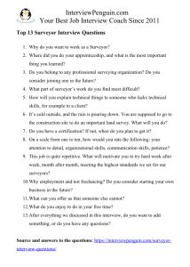 land surveyor interview questions and answers pdf