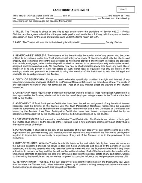 FREE 5+ Trust Agreement Contract Forms in PDF