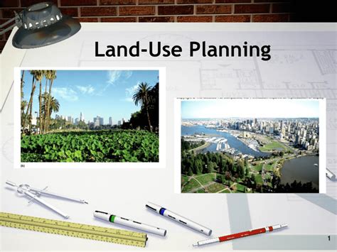 Land Use Planning Lecture Notes