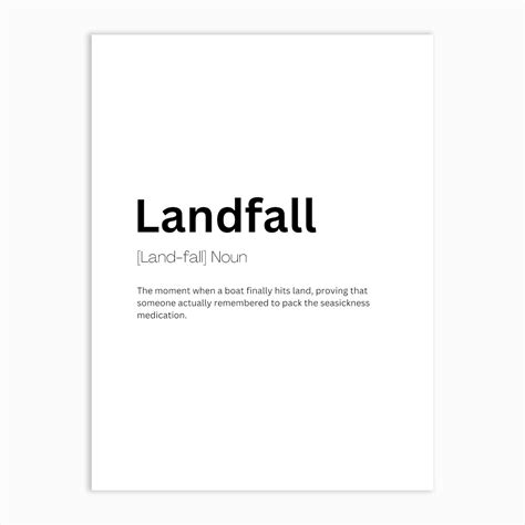 Landfall Meaning