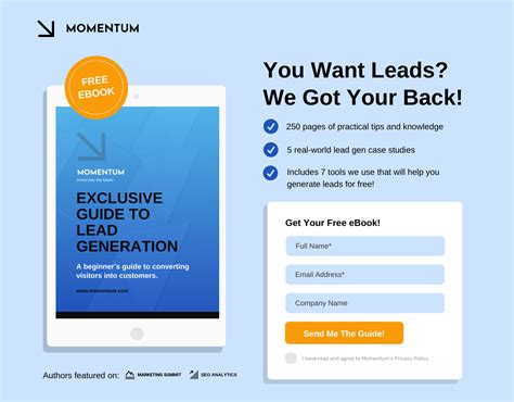 landing page content examples