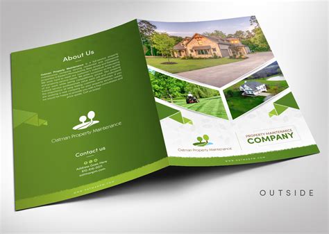 Landscape Brochure Design Free Download Vector PSD and Stock Image