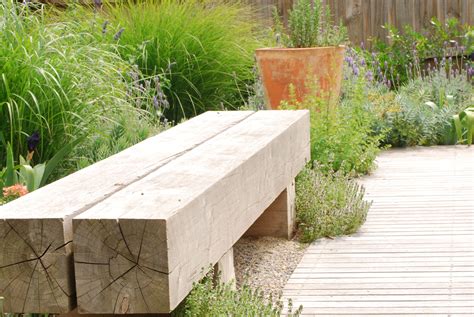 Landscape Timber Benches