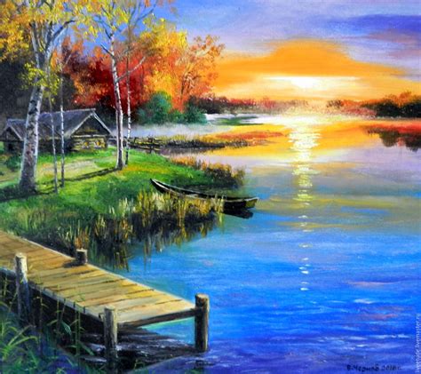 landscapes in oil painting