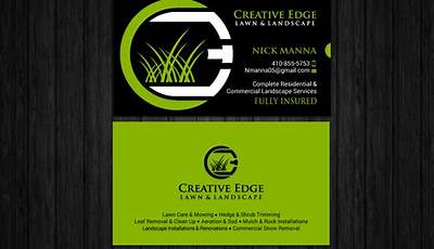 Landscaping Business Cards Printing