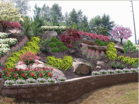 Hillside Landscape Hillside landscaping, Sloped garden, Landscaping a
