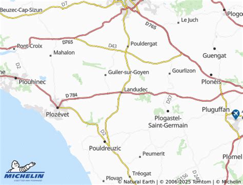 Trace GPS Landudec les 3 ormes, itinéraire, parcours
