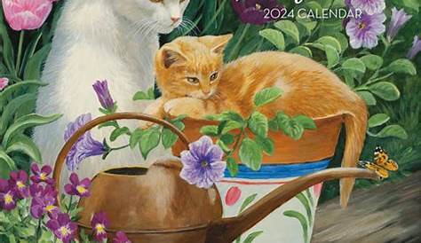 2024 LANG Love Of Cats By Persis Clayton Weirs - Deluxe Wall Calendar