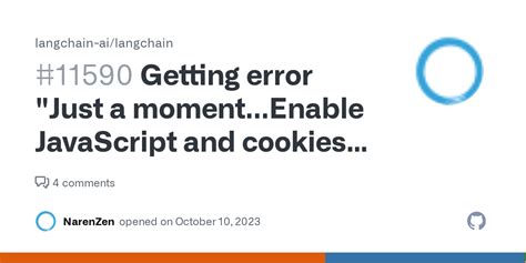 langchain enable javascript and cookies to continue