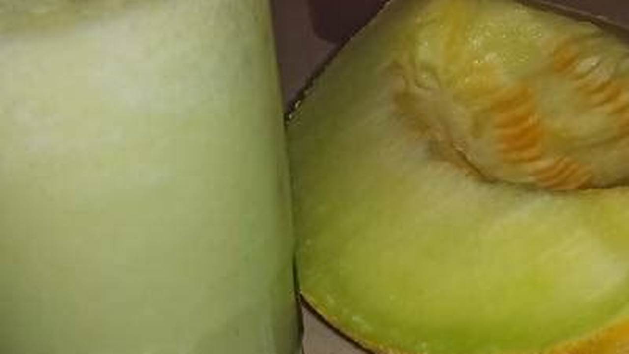 Rahasia Jus Melon Lezat, Nikmati Kesegaran yang Tak Terlupa!