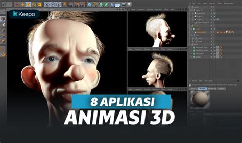 Langkah-langkah dasar dalam membuat animasi 3D dengan aplikasi