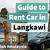 langkawi luxury car rental price
