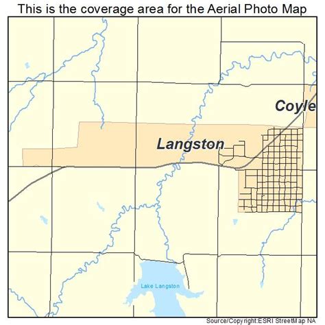 Langston Oklahoma Map