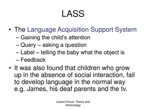 language acquisition support system