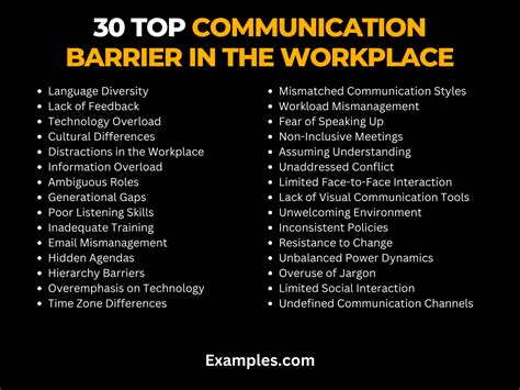 language barriers in the workplace examples