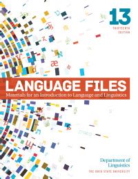New Language Files 13Th Edition