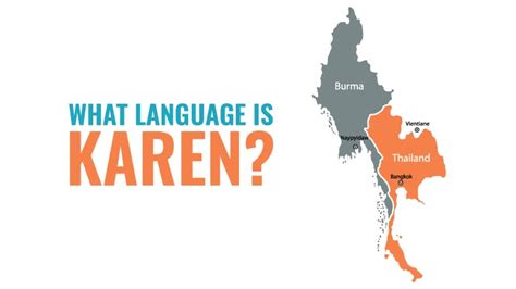 language karen where spoken