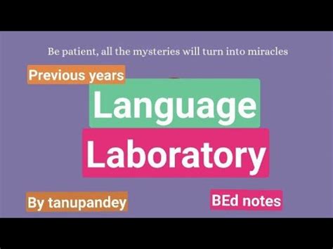 Language Laboratory B.ed Notes