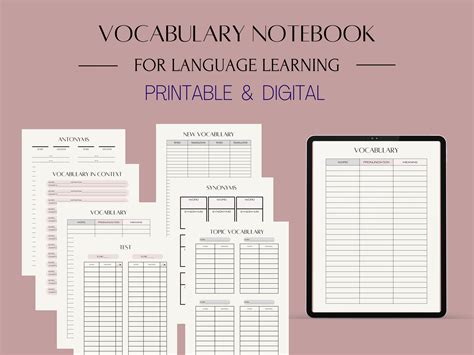 Language Notebook Notes