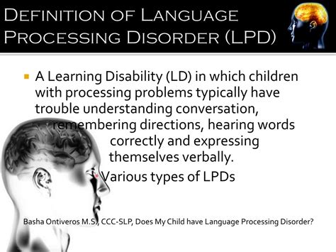 language processing disorder lpd potential effect on learning and other areas of life