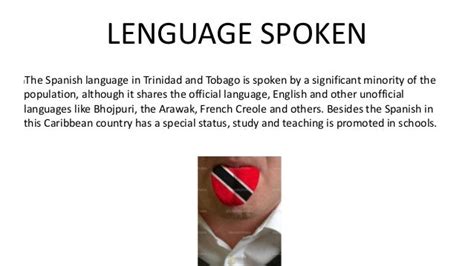 language spoken in tobago