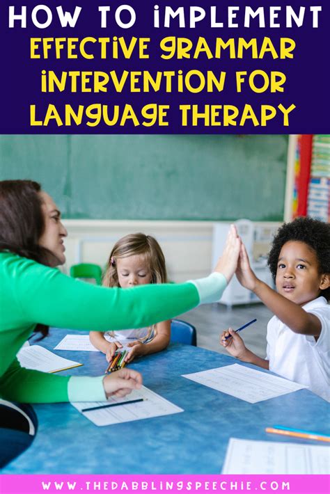 Language Therapy Ideas
