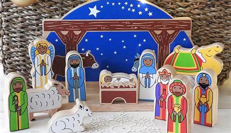 deluxe starry night nativity set by lanka kade
