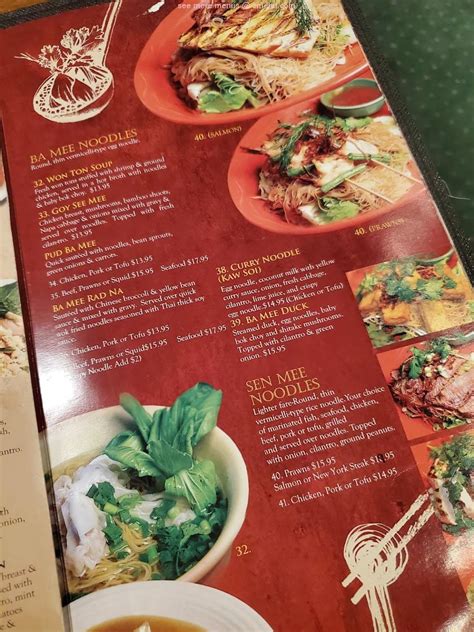 lanna thai menu everett wa